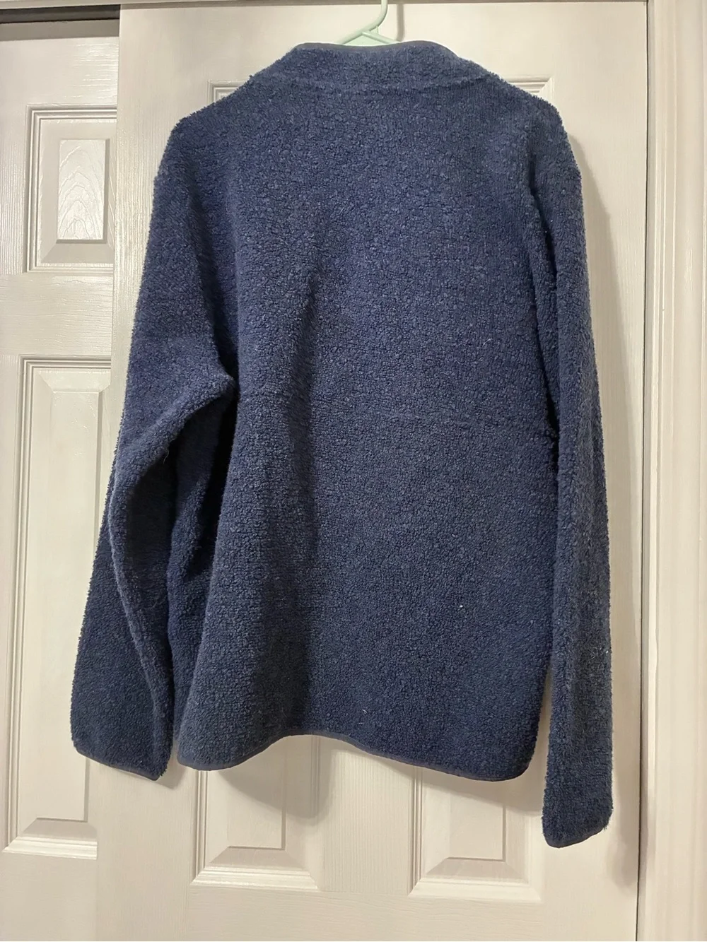 Patagonia Navy Fleece Full-Zip Jacket Size L